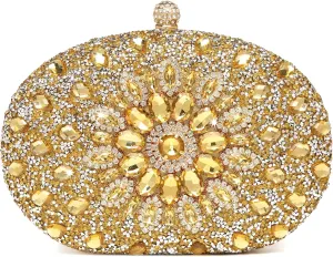 Women's Evening Bags Sparkly Rhinestone Clutch Purses Luxury Handbags
