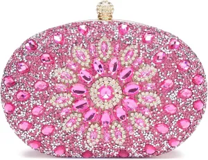 Women's Evening Bags Sparkly Rhinestone Clutch Purses Luxury Handbags