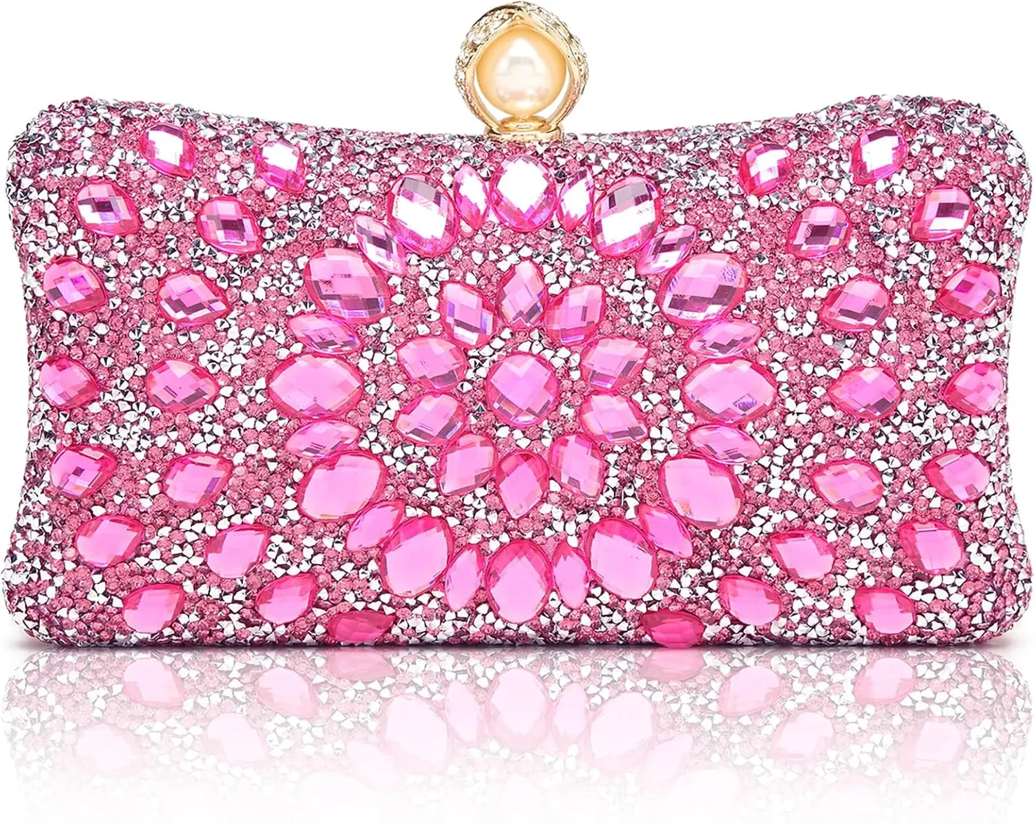Women's Evening Bags Sparkly Rhinestone Clutch Purses Luxury Handbags