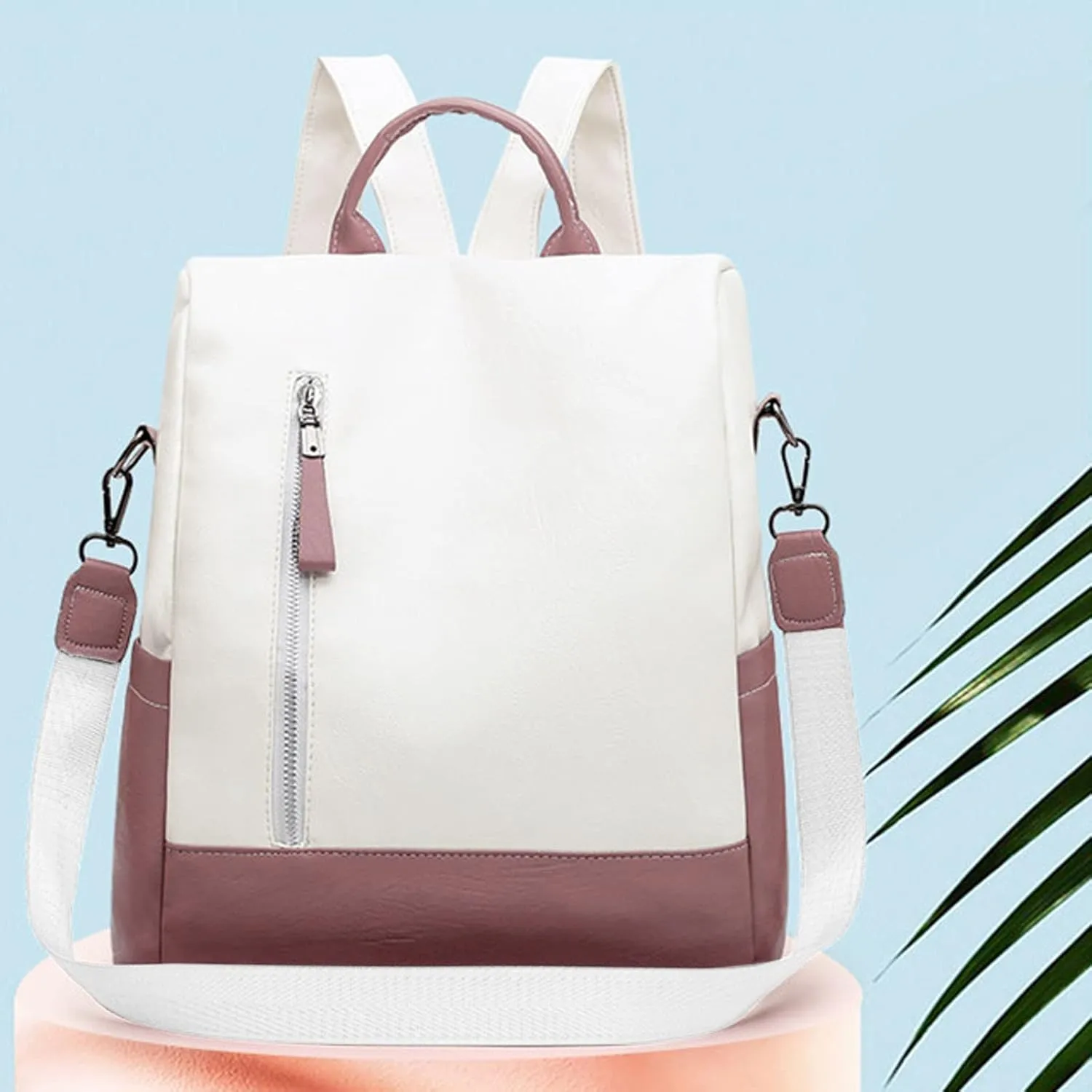 Women's Function Casual Backpack Casual Messenger Crossbody Bags Versatile Bags Day Packs Lightweight for Women
