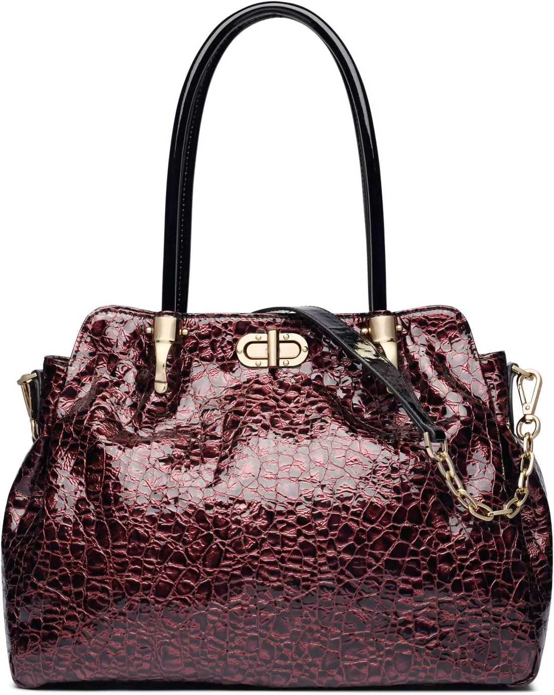 Womens Genuine Leather Handbag Shoulder Tote Crossbody Bag Designer Handle Satchel Purses