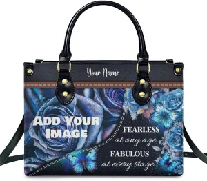 Womens Handbag - Flowers Tote Bags for Women gifts - Shoulder Purses for Shopping Daily Use - PU Leather Bag