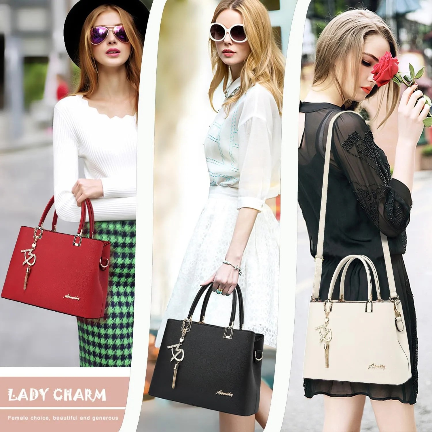 Womens Purses and Handbags Shoulder Bags Ladies Designer Top Handle Satchel Tote Bag