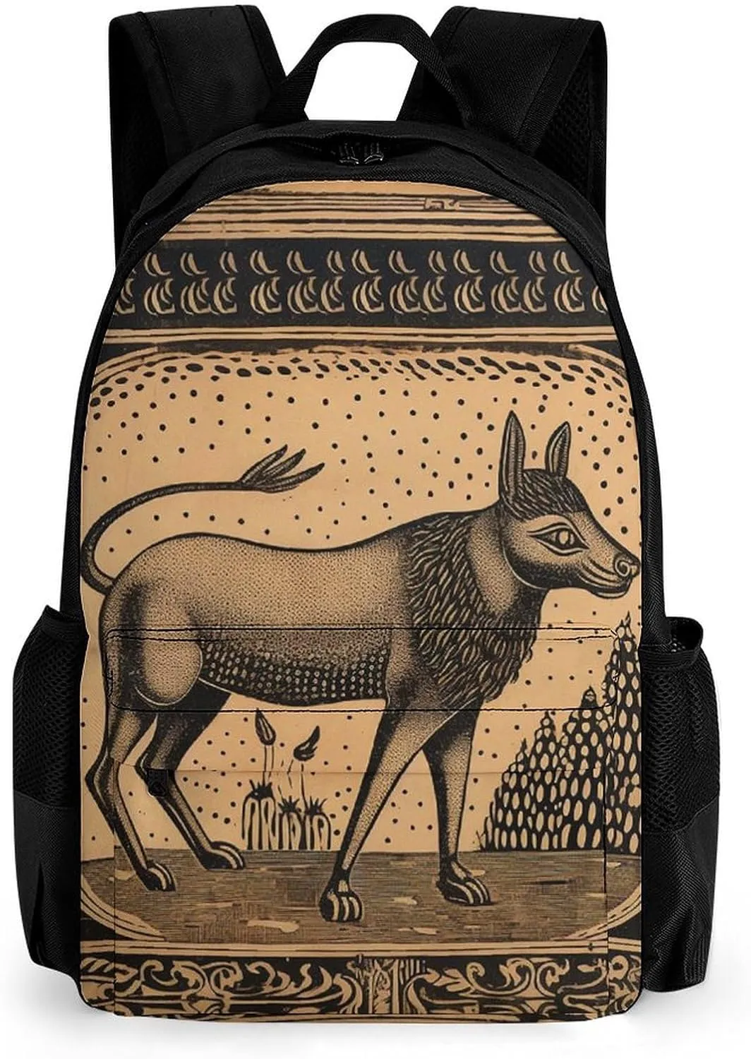 Woodcut Style Animals Laptop Backpacks for Women Travel Backpack Casual Daypack Hiking Backpack Business Backpack