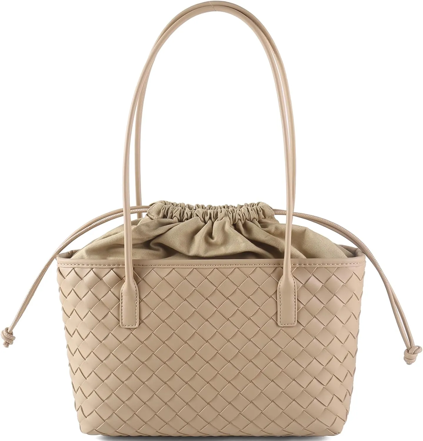 Woven handbags for women Vegan Leather Shoulder Handbags - Fashion Summer Beach Tote Bags - Large Travel Totes