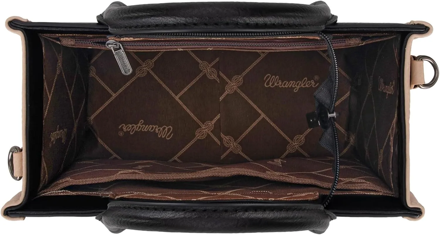 Wrangler Aztec Tote Bag for Women Western Top Handle Handbags and Purses