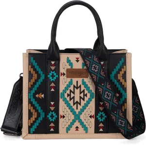 Wrangler Aztec Tote Bag for Women Western Top Handle Handbags and Purses