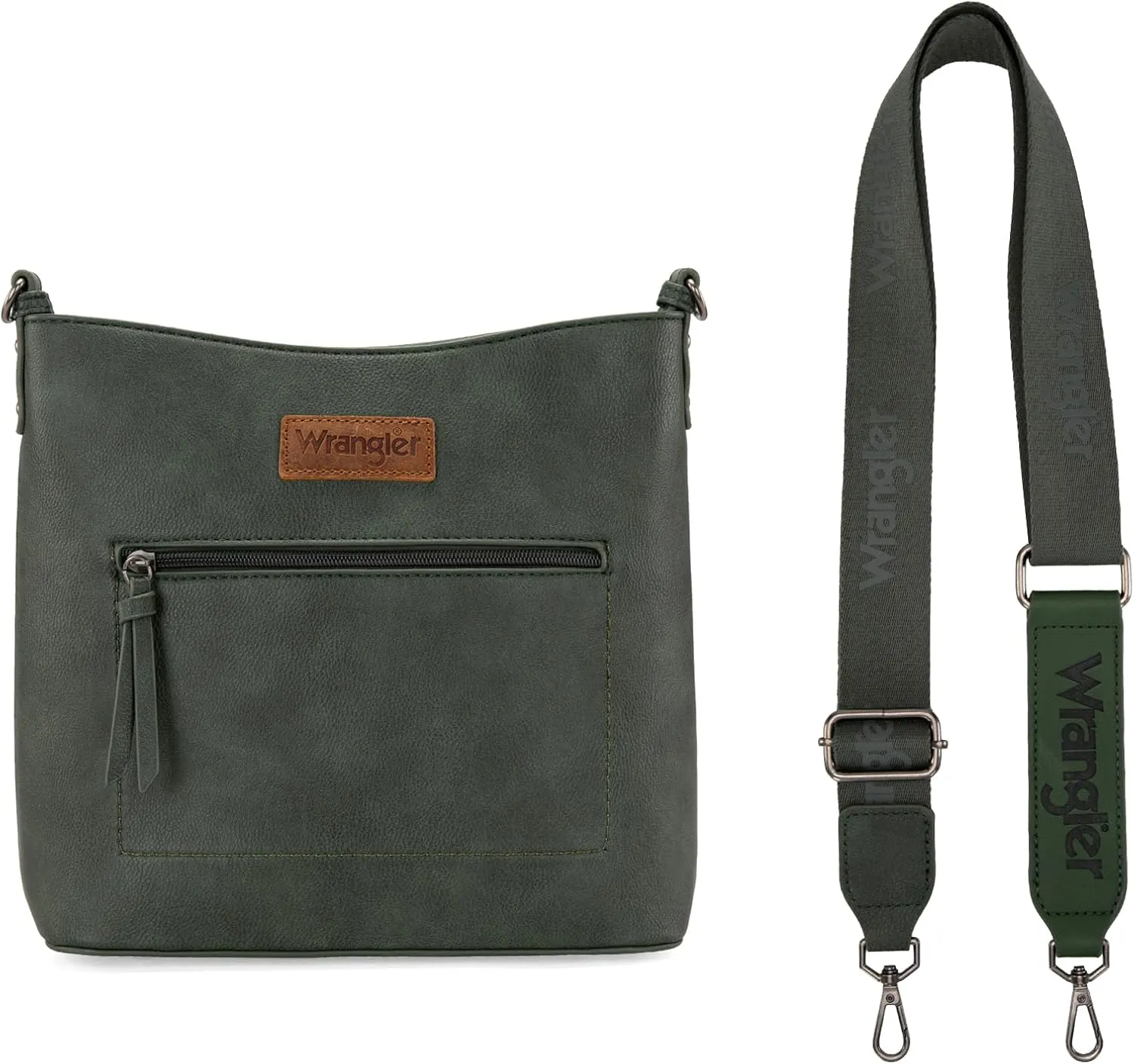 Wrangler Crossbody Bags for Women Lightweight Handbags and Purses Travel Shoulder Purse