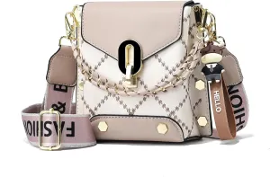 Xiaoyu Small Crossbody Bags for Women Fashion Cell Phone Purse Shoulder Handbags with Wide Strap