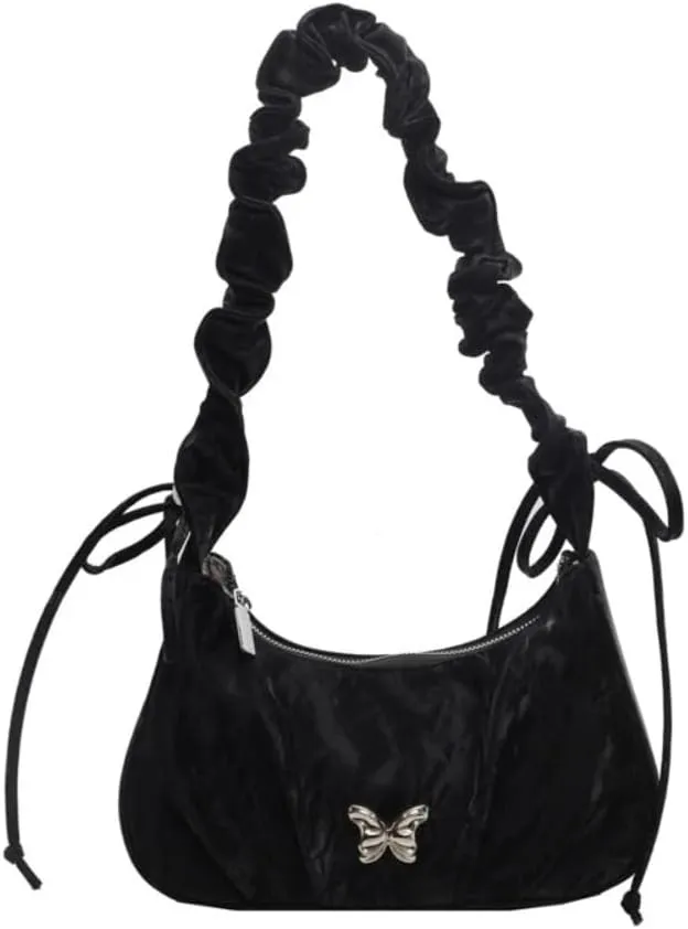 Y2K Crossbody Bags for Women Trendy Coquette Shoulder Bag Butterfly Purse Designer Handbags for Women