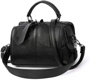 YAQUNICER Hobo Purses and Handbags for Women PU Leather Elegant Crossbody Shoulder Bag With Bow Decoration