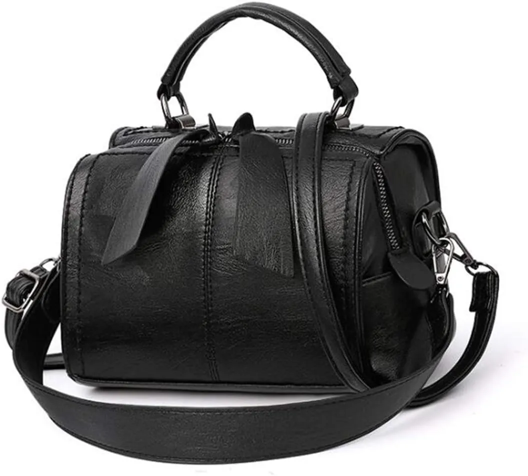 YAQUNICER Hobo Purses and Handbags for Women PU Leather Elegant Crossbody Shoulder Bag With Bow Decoration